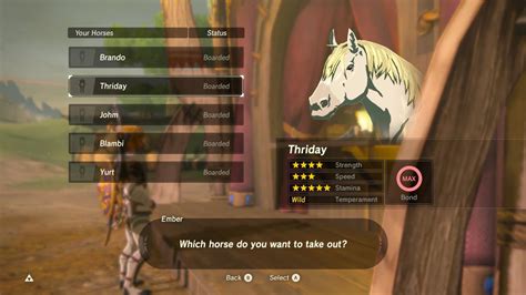 zelda's horse name botw